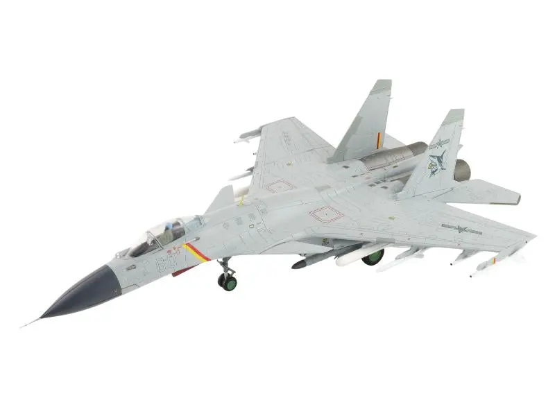 Shenyang J-15 Flying Shark No.60 Aircraft Carrier Shandong Plaaf, June 2025 (W 2 X Kd-88 & 2 X Yj-83) Diecast 1:72 Scale Model - Hobby Master Ha6411 1