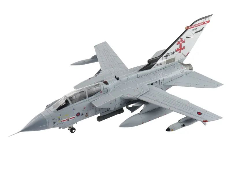 Panavia Tornado Gr.4 Za600, 41 (R ) Test And Evaluation Sqn. Raf Coningsby 2011 Diecast 1:72 Scale Model - Hobby Master Ha6726 1