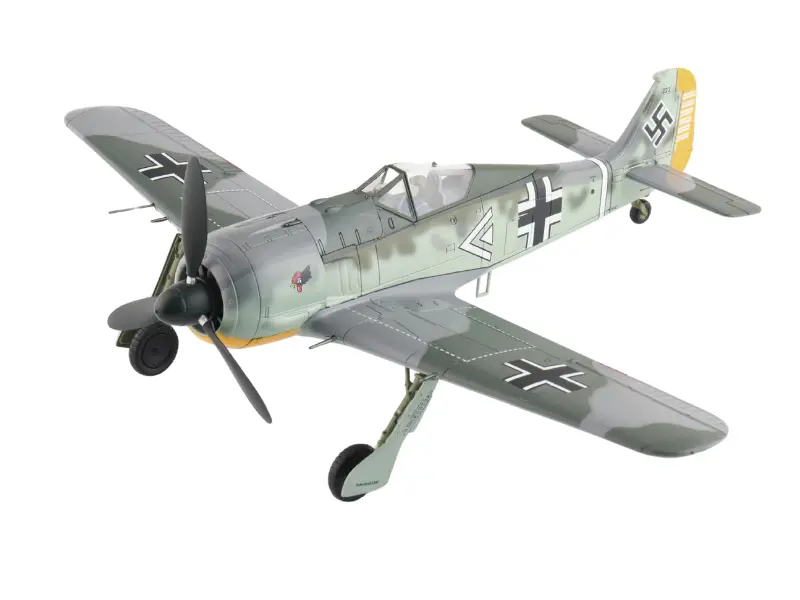 Focke-Wulf 190A-3 Iii/Jg.2 Commander, Hptm. Hans Hahn, Wwii Diecast 1:48 Scale Model - Hobby Master Ha7430 1
