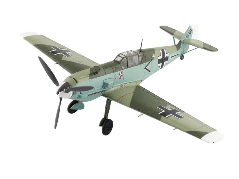 Messerschmitt Bf 109E-4 (Franz Von Werra) Ii/Jg-3 Sept 1940 Diecast 1:48 Scale Model - Hobby Master Ha8722 1