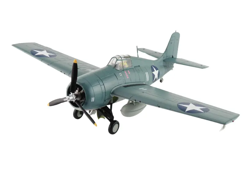 Grumman F4f-4 (Battle Of Midway) White 11, Lt. Scott Mccuskey, Vf-3, Uss Yorktown June 1942 Diecast 1:48 Scale Model - Hobby Master Ha8908 1