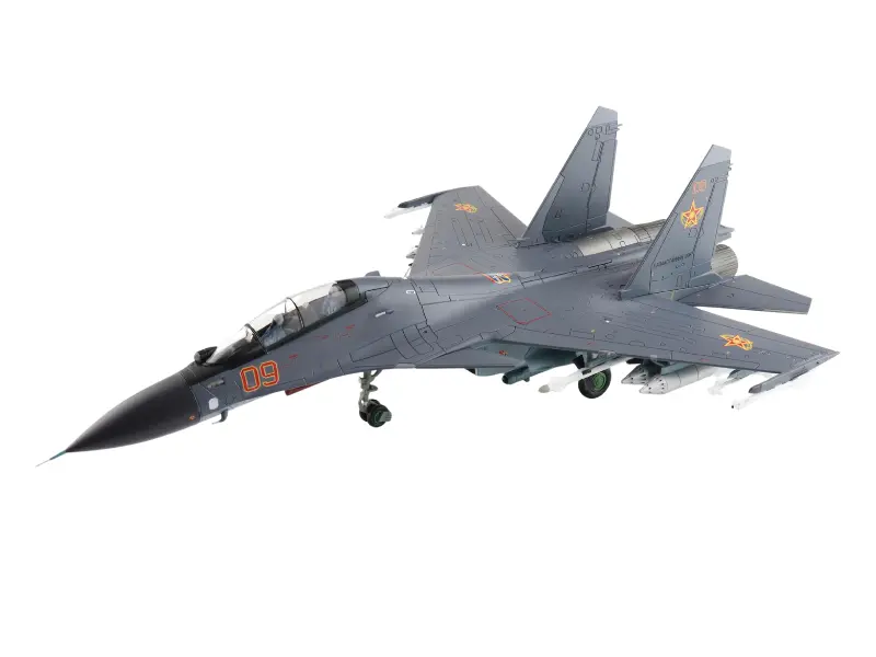 Sukhoi Su-30Sm Flanker H Red 09, Kazakhstan Air Defense Forces 2019 (Aviadarts Contest) Diecast 1:72 Scale Model - Hobby Master Ha9511 1