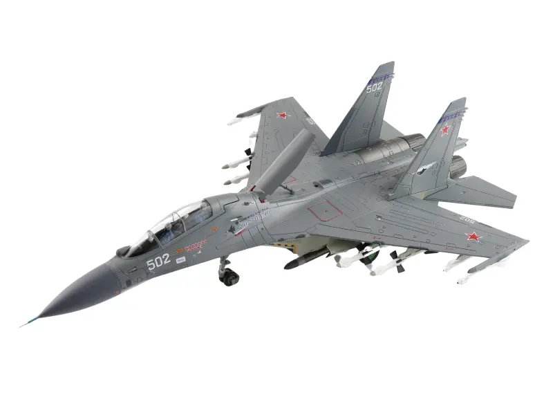 Sukhoi Su-30Mk Multi-Role Fighter 502 Russian Air Force 2011 Diecast 1:72 Scale Model - Hobby Master Ha9551 1