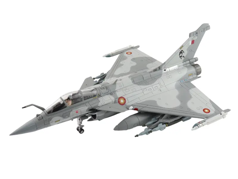Dassault Aviation Rafale Eq Qa210, Qatar Emiri Air Force 2019 Diecast 1:72 Scale Model - Hobby Master Ha9612 1