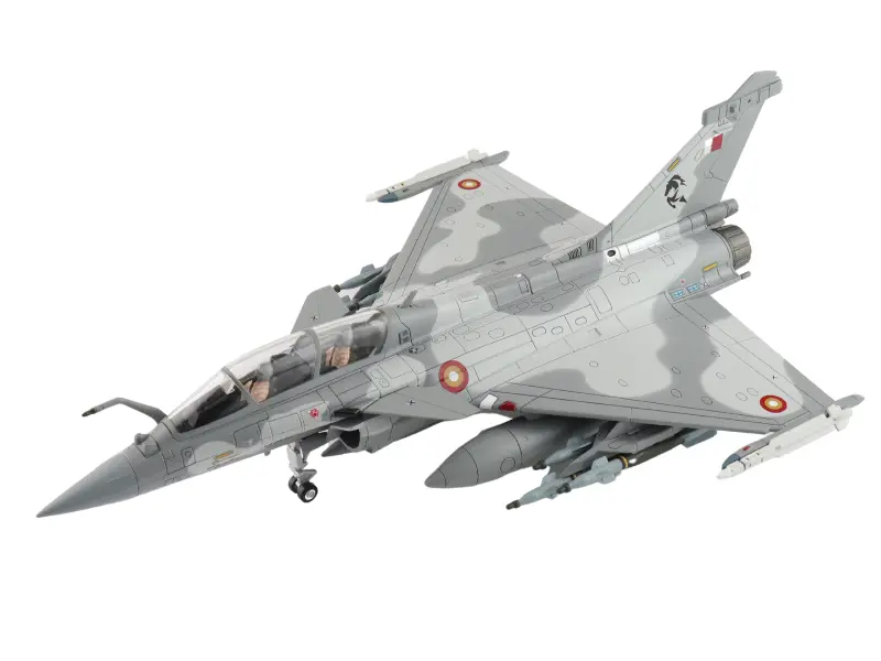 Dassault Aviation Rafale Dq Qa209, Qatar Emiri Air Force 2021 Diecast 1:72 Scale Model - Hobby Master Ha9613 1