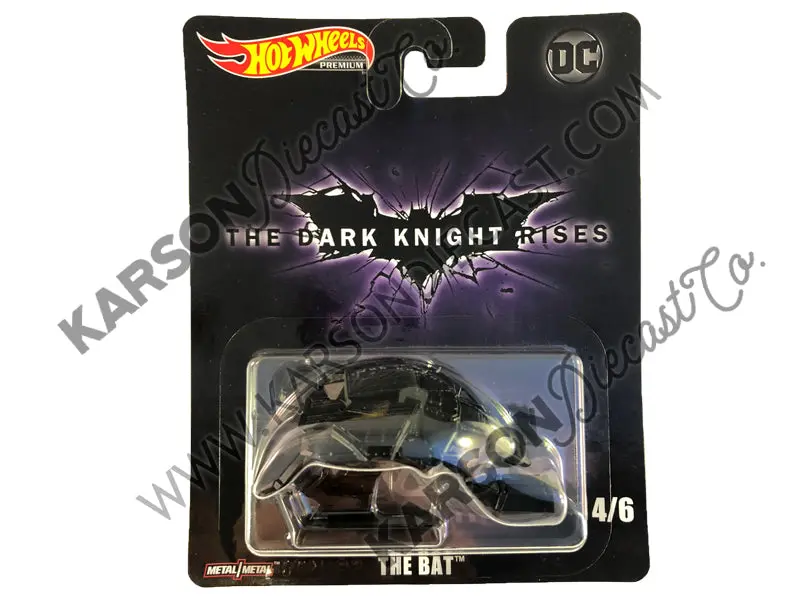 The Bat Retro Entertainment - Dc Cinematic Vehicle Assortment 1:64 Scale Diecast - Hotwheels - Dmc55-956L 1