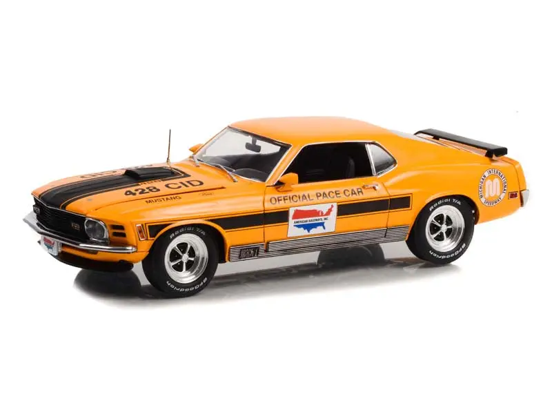 1970 Ford Mustang Mach 1 - Michigan International Speedway Official Pace Car Diecast 1:18 Scale Model Car - Highway 61 Hwy18035 1