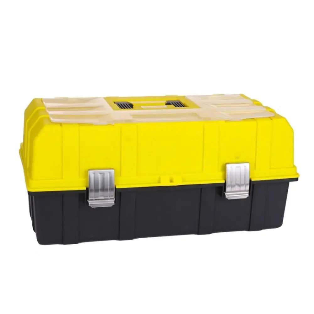 Hardware Storage Box Hand-Filled Car Parts Toolbox Portable Electrician Repair Toolbox, 21 Inch Folding 1