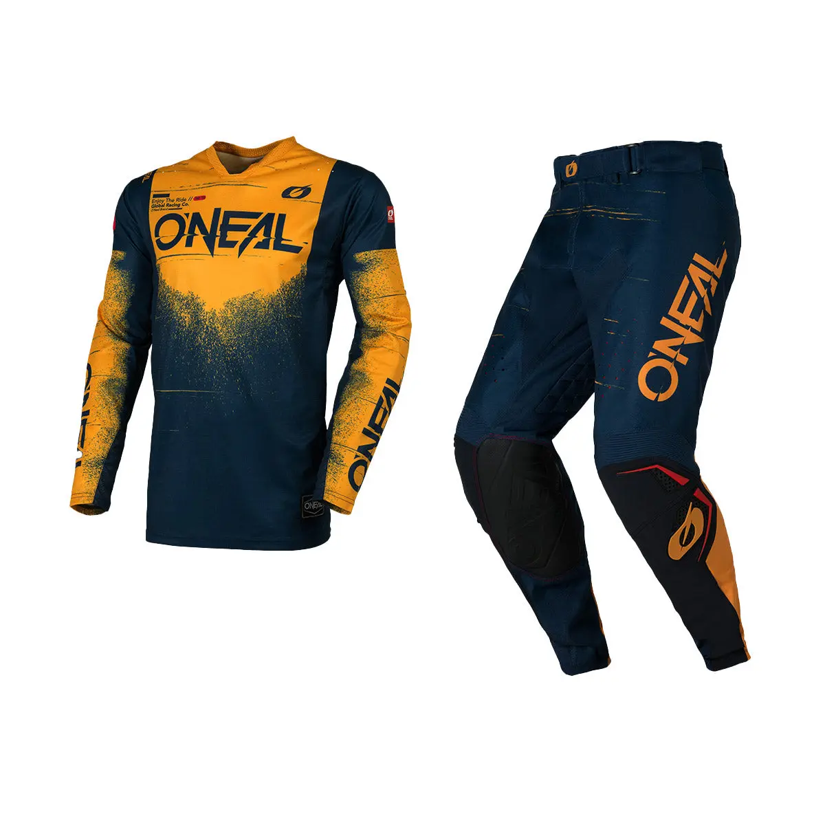 Oneal 2026 Hardwear Swipe Gear Set - Navy Blue/Orange 1