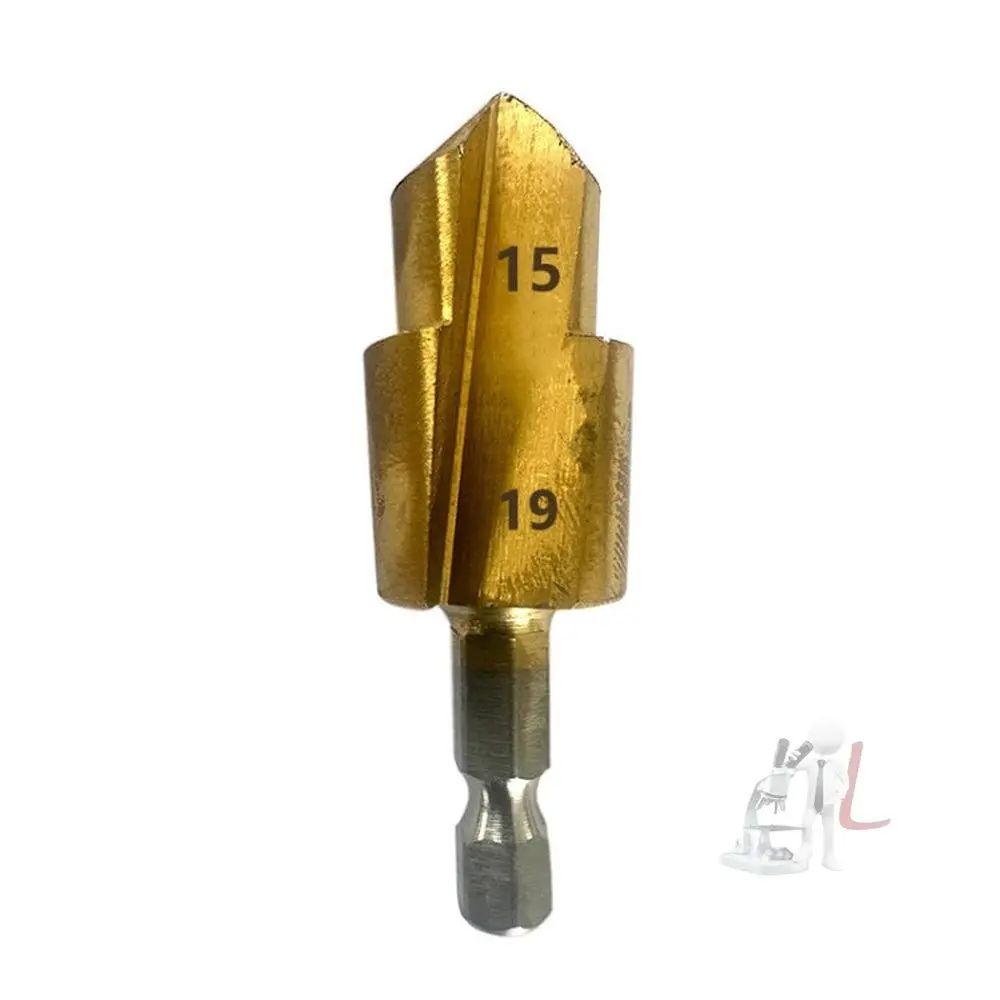 Hexagonal Shank Ppr Step Drill Bits Leak Repairing And Connecting Tools, #20, #25, #32 1