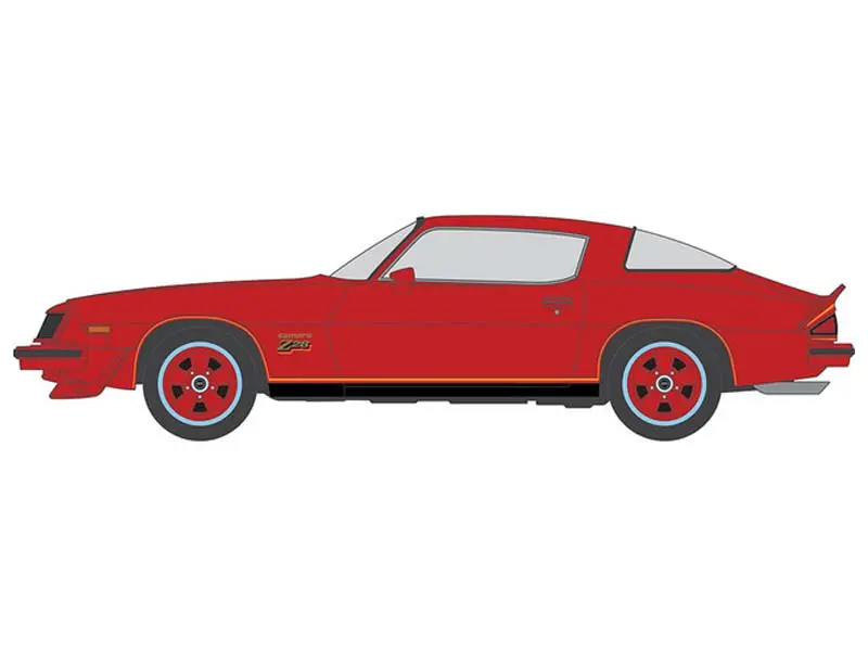 Pre-Order 1977 Chevrolet Camaro Z28 - Light Red Diecast 1:64 Scale Model - Ixo America Ia64010 1
