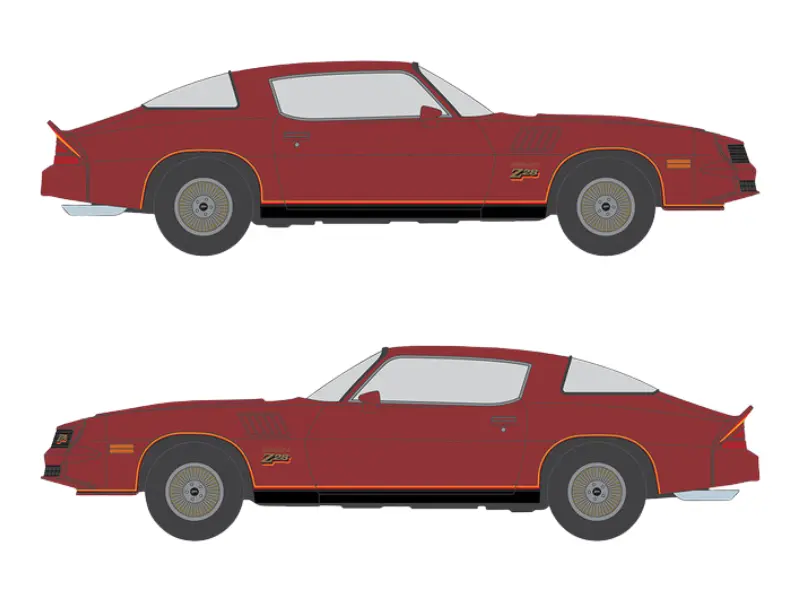 Pre-Order 1978 Chevrolet Camaro Z28 - Carmine Metallic Diecast 1:64 Scale Model - Ixo Ia64017 1