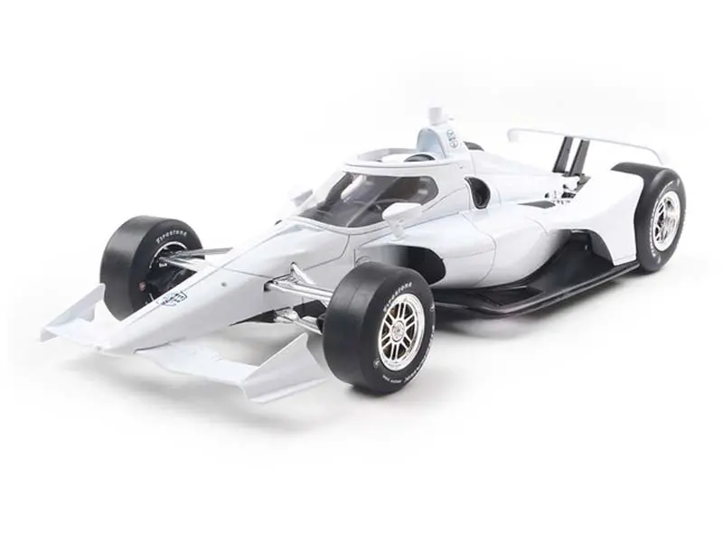 Blank White Autograph Car - Super Speedway Confirguration (2025 Ntt Indycar Series) Diecast 1:18 Scale Model - Ixo Ind18002 1