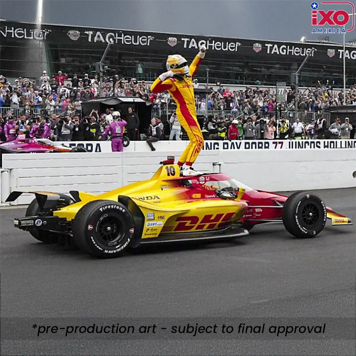 Pre-Order #10 Alex Palou / Chip Ganassi Racing / Dhl (109Th Indianapolis 500 Champion) Diecast 1:18 Scale Model - Ixo Ind18031 1