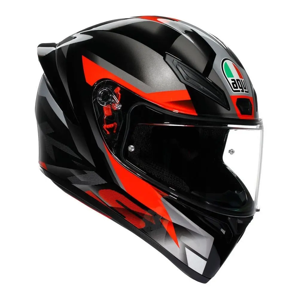 Agv K1 S Fastlap Helmet - Black/Grey/Red 1