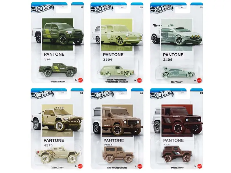 Pre-Order Pantone B Assortment 2026 Set Of 10 Diecast 1:64 Scale Model - Hot Wheels Jky47-956B 1