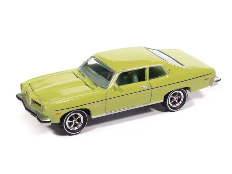 1974 Pontiac Ventura Fernmist Green W/ Collector Tin Diecast 1:64 Scale Model - Johnny Lightning Jlct020 1