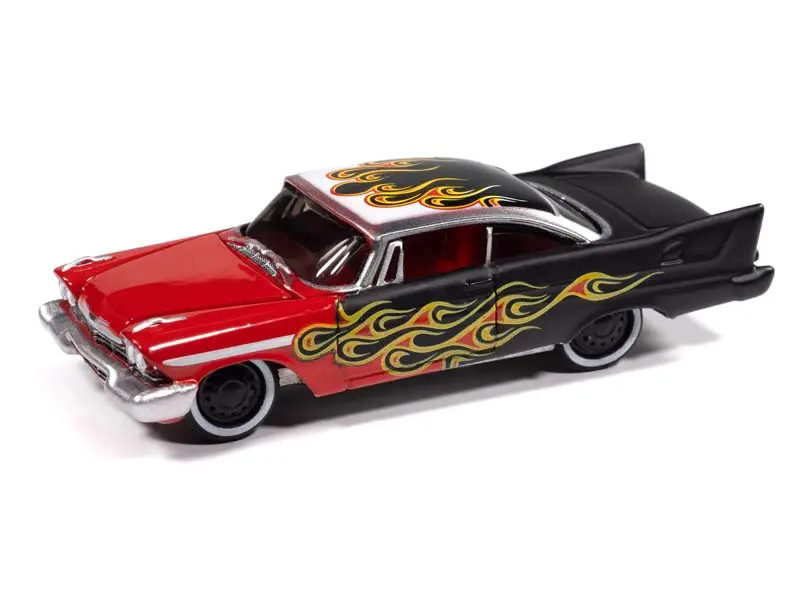 1958 Plymouth Fury - Kustomized (Street Freaks) Diecast 1:64 Scale Model - Johnny Lightning Jlsf027b 1