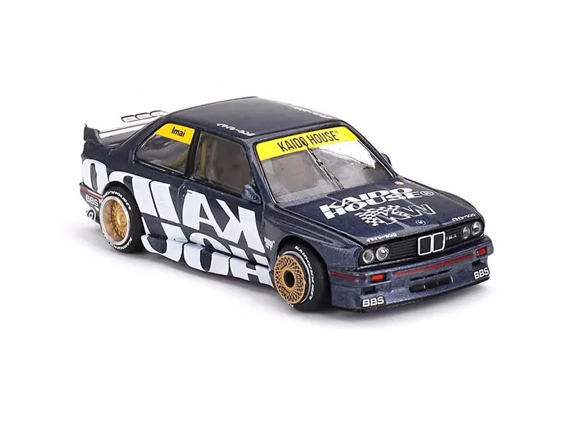 Bmw M3 (E30) Kaido Works V1 – Dark Blue (Kaido House X Mini Gt) Diecast 1:64 Scale Model - Tsm Khmg154 1