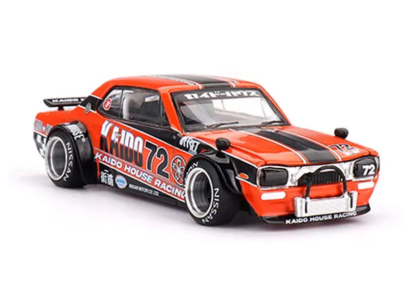 Nissan Skyline 2000Gt-R (Kpgc10) Kaido Racing V1 (Kaido House X Mini Gt) Diecast 1:64 Scale Model - Tsm Khmg195 1