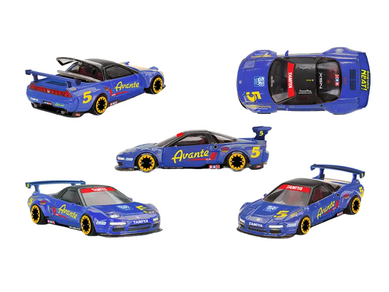 Pre-Order Honda Nsx Tamiya X Kaido House Avante V1- Blue (Kaido House X Mini Gt) Diecast 1:64 Scale Model - Tsm Khmg238 1