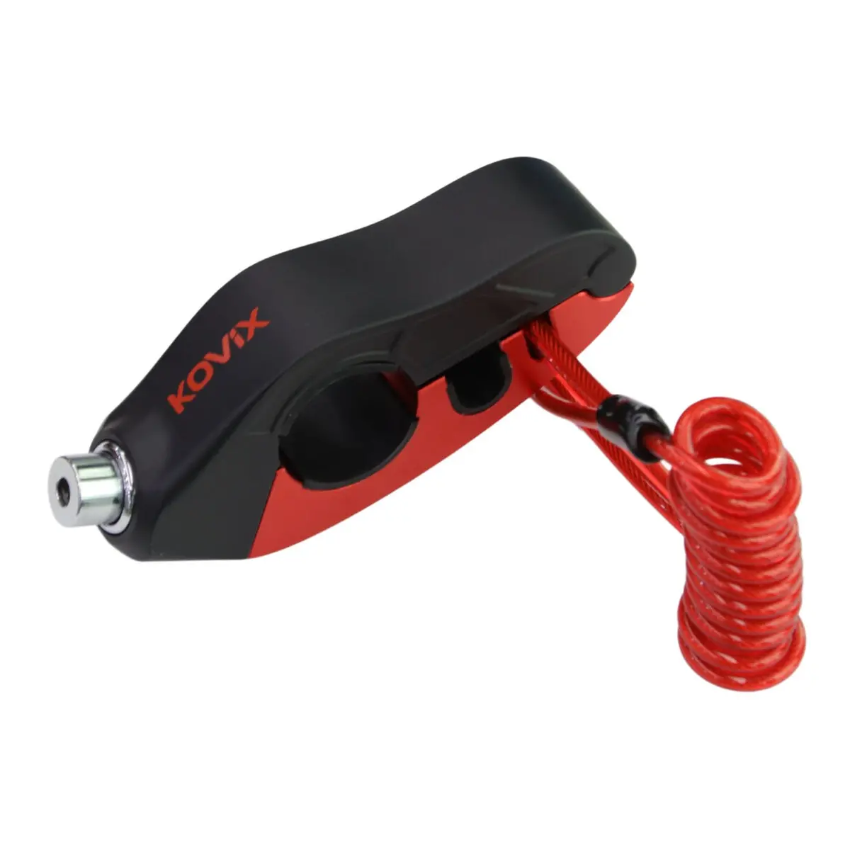 Kovix Alarmed Handlebar Lock Khl Series - Red 1