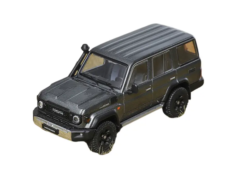 Toyota Land Cruiser (J76) 2023 Rhd – Grey Diecast 1:64 Scale Model - Gcd Ks-081-456 1