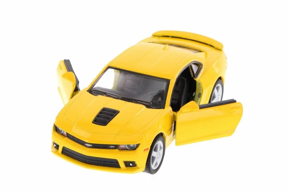 2014 Chevrolet Camaro Diecast Model Yellow - Kinsmart P/B - Kt5383yl 1
