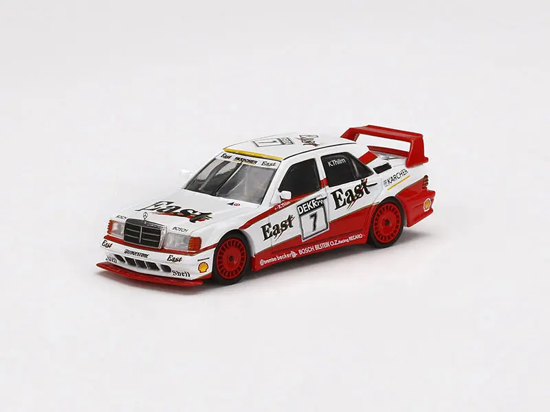 Mercedes Benz 190E 2.5-16 Evolution Ii #7 East Dtm (Mini Gt) Limited To 2400 Pcs Diecast 1:64 Model - True Scale Miniatures Mgt00239 1