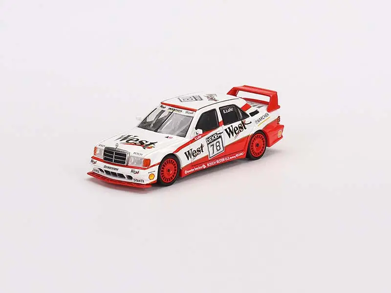 Mercedes-Benz 190E 2.5 16 Evolution Ii 1991 Dtm #78 Lohr (Mini Gt) Diecast 1:64 Scale Model Car - Tsm Mgt00395 1