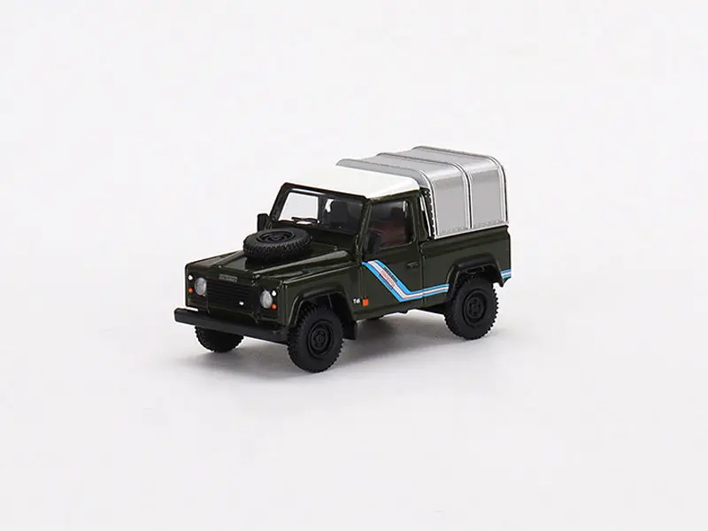 Land Rover Defender 90 Pickup Bronze Green - Mijo Exclusive (Mini Gt) Diecast 1:64 Scale Model - Tsm Mgt00402 1