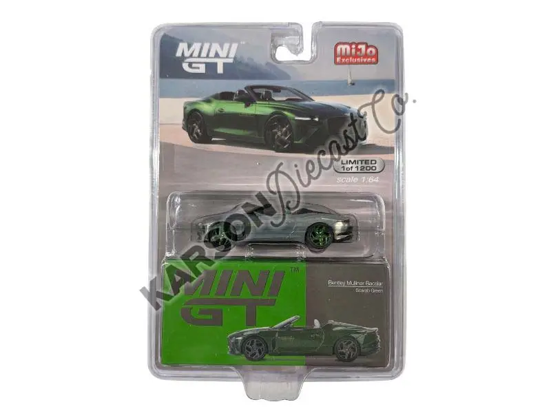 Chase Bentley Mulliner Bacalar Scarab Green - Mijo Exclusive (Mini Gt) Diecast 1:64 Scale Model - Tsm Mgt00492 1