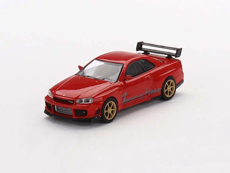 Nissan Gt-R Tommykaira R Rz Edition Red (Mini Gt) Diecast 1:64 Scale Model - Tsm Mgt00543 1