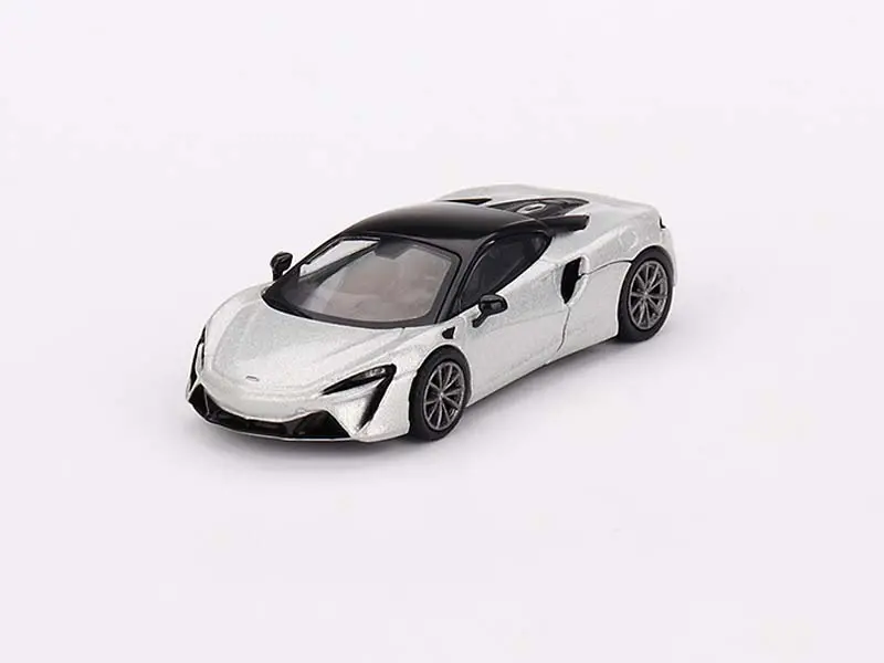 Mclaren Artura Ice Silver - Mijo Exclusive (Mini Gt) Diecast 1:64 Scale Model - Tsm Mgt00582 1