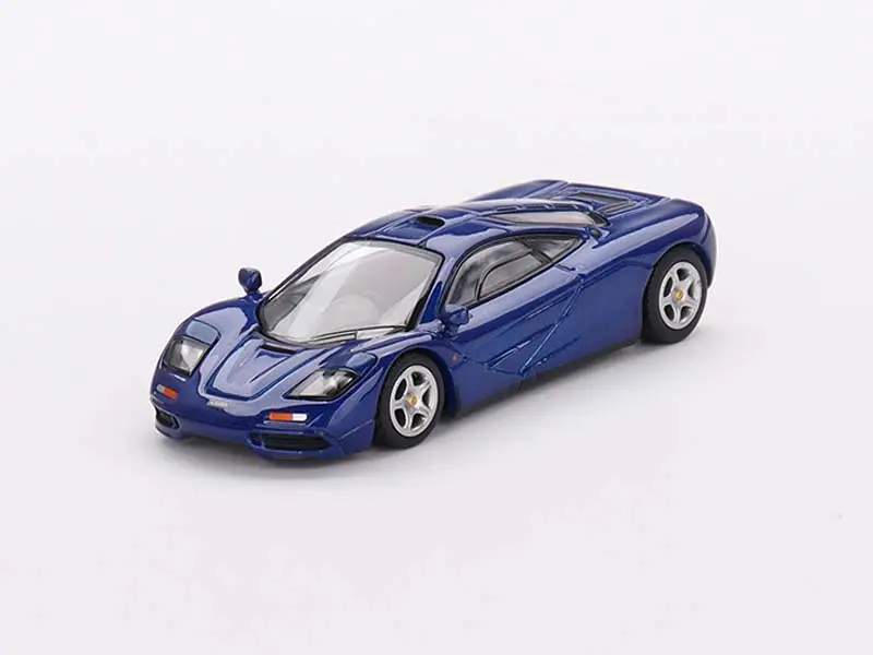 Mclaren F1 Cobalt Blue (Mini Gt) Diecast 1:64 Scale Model - Tsm Mgt00629 1