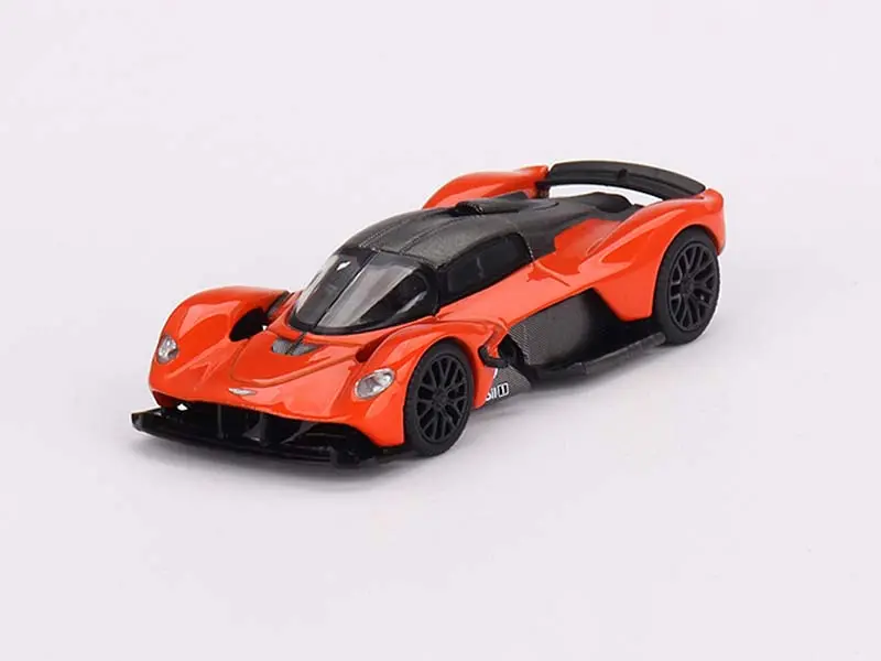 Aston Martin Valkyrie Maximum Orange (Mini Gt) Diecast 1:64 Scale Model - Tsm Mgt00678 1