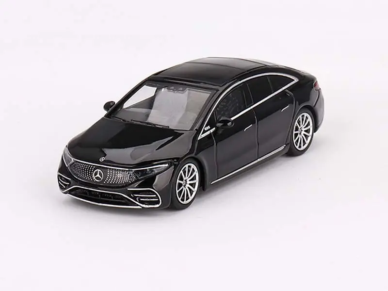 Mercedes-Benz Eqs 580 4Matic Black (Mini Gt) Diecast 1:64 Scale Model - Tsm Mgt00694 1