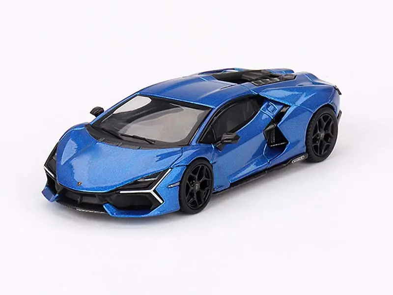 Lamborghini Revuelto – Blu Eleos (Mini Gt) Diecast 1:64 Scale Model - Tsm Mgt00748 1