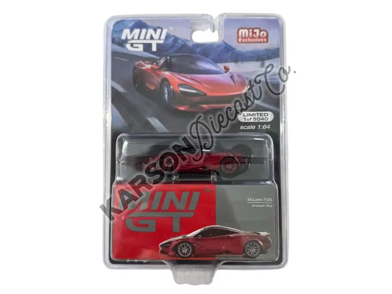 Chase Mclaren 750S – Amaranth Red (Mini Gt) Diecast 1:64 Scale Model - Tsm Mgt00775 1