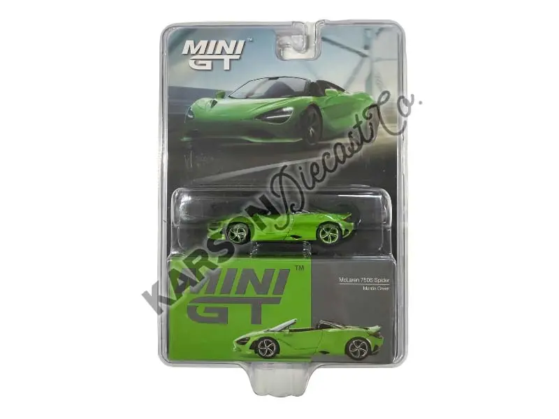Chase Mclaren 750S Spider – Mantis Green (Mini Gt) Diecast 1:64 Scale Model - Tsm Mgt00783 1