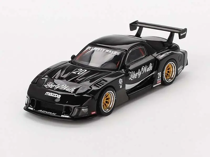 Mazda Rx-7 Lb-Super Silhouette – Liberty Walk Black (Mini Gt) Diecast 1:64 Scale Model - Tsm Mgt00785 1