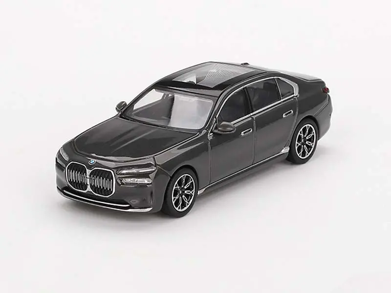 Bmw I7 Xdrive60 – Dravit Grey – Lhd (Mini Gt) Diecast 1:64 Scale Model - Tsm Mgt00818 1