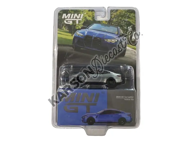 Chase Bmw M4 Competition (G82) – Portimao Blue (Mini Gt) Diecast 1:64 Scale Model - Tsm Mgt00845 1