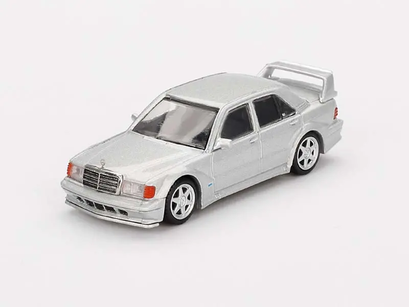 Mercedes-Benz 190E 2.5-16 Evolution Ii Astral Silver (Mini Gt) Diecast 1:64 Scale Model - Tsm Mgt00852 1