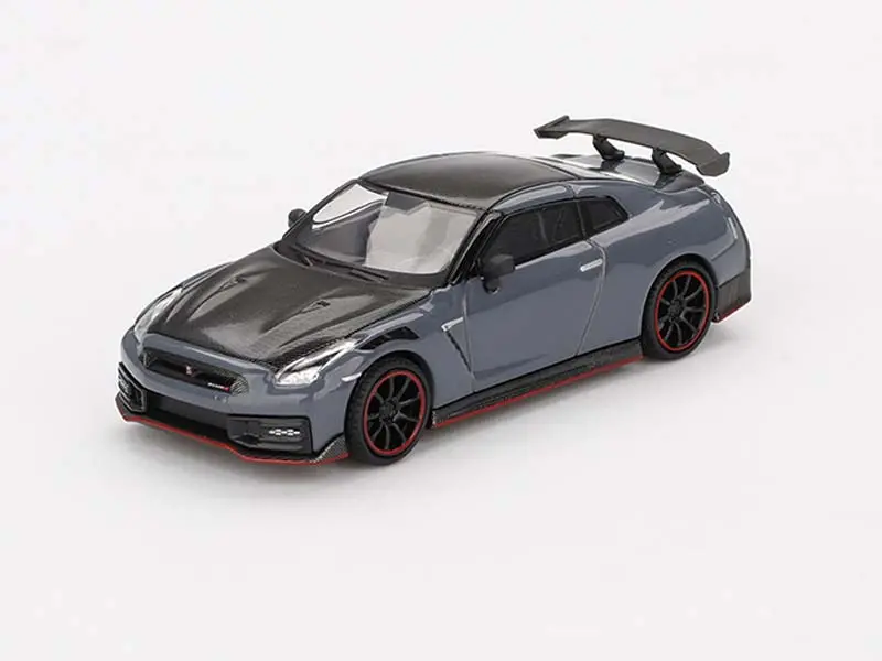 Nissan Gt-R Nismo 2024 Nismo – Stealth Gray (Mini Gt) Diecast 1:64 Scale Model - Tsm Mgt00868 1