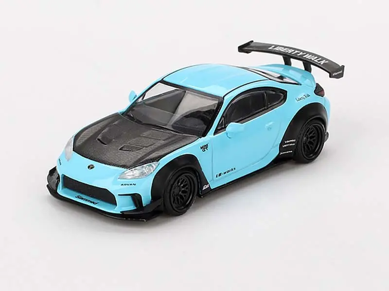 Toyota Gr86 Lb-Nation – Baby Blue (Mini Gt) Diecast 1:64 Scale Model - Tsm Mgt00873 1