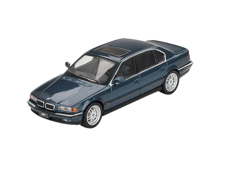 Bmw 750Il – Sorento Blue Metallic (Mini Gt) Diecast 1:64 Scale Model - Tsm Mgt00894 1