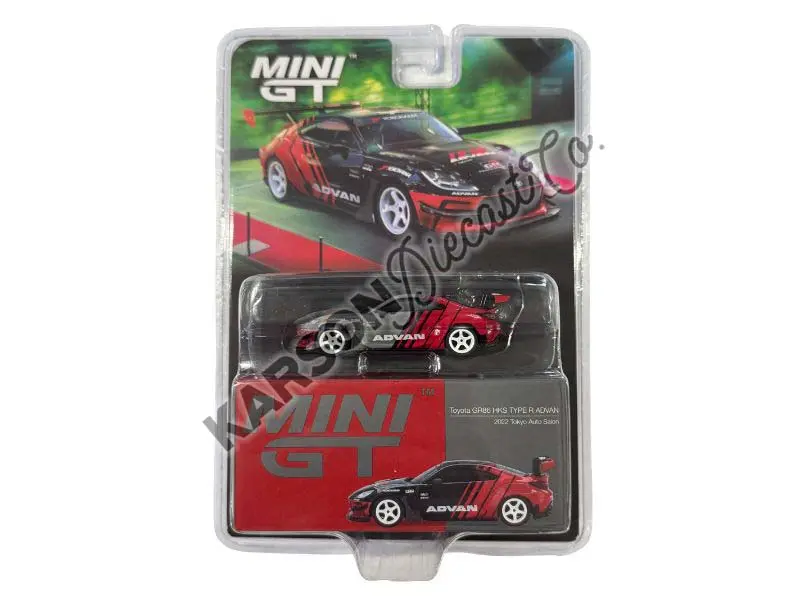 Chase Toyota Gr86 Hks Type R Advan – 2022 Tokyo Auto Salon (Mini Gt) Diecast 1:64 Scale Model - Tsm Mgt00956 1