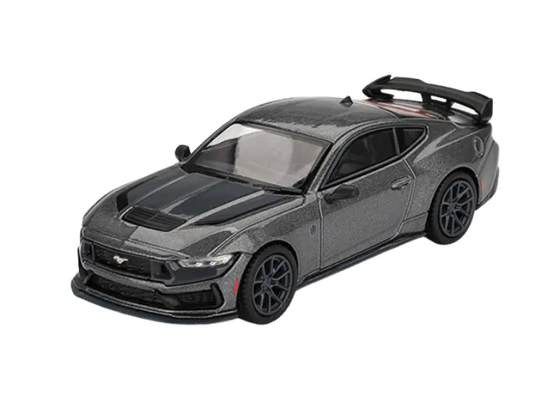 Pre-Order 2024 Ford Mustang Dark Horse – Carbonized Gray (Mini Gt) Diecast 1:64 Scale Model - Tsm Mgt00957 1