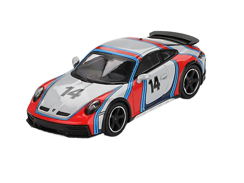 Porsche 911 Dakar (Rally 1974) Ice Grey Metallic (Mini Gt) Diecast 1:64 Scale Model - Tsm Mgt00964 1